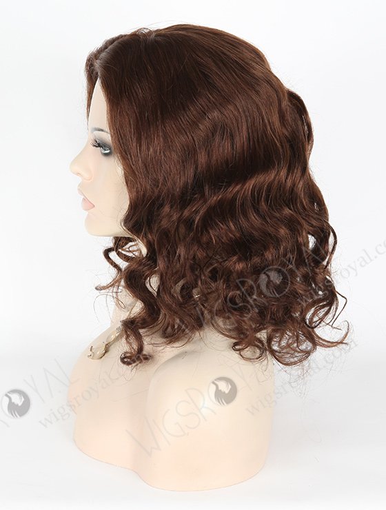 In Stock Malaysian Virgin Hair 14" Big Curl 4# Color Silk Top Glueless Wig GL-03031-1366