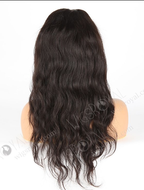 In Stock Malaysian Virgin Hair 18" Natural Straight Natural Color Silk Top Glueless Wig GL-03026-1419