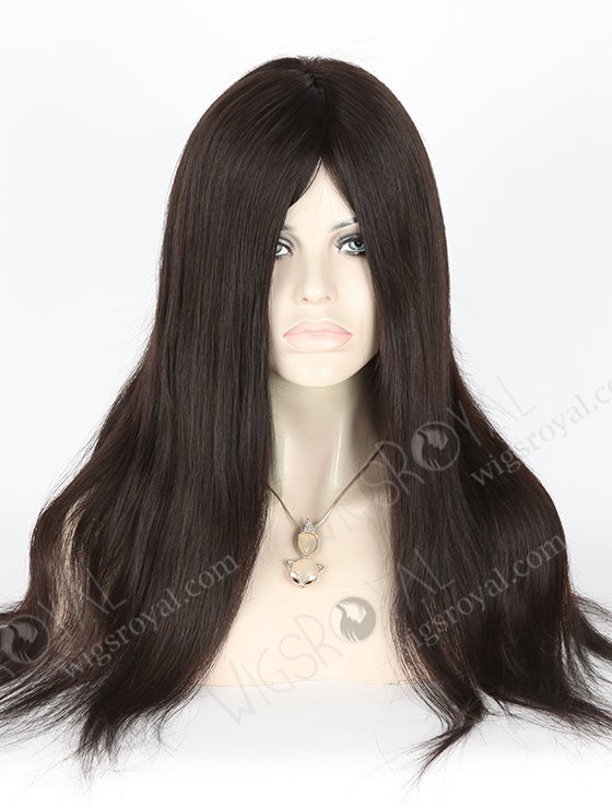 In Stock Malaysian Virgin Hair 20" Straight Natural Color Silk Top Glueless Wig GL-03023-1499