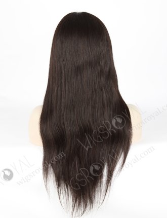 In Stock Malaysian Virgin Hair 20" Straight Natural Color Silk Top Glueless Wig GL-03023