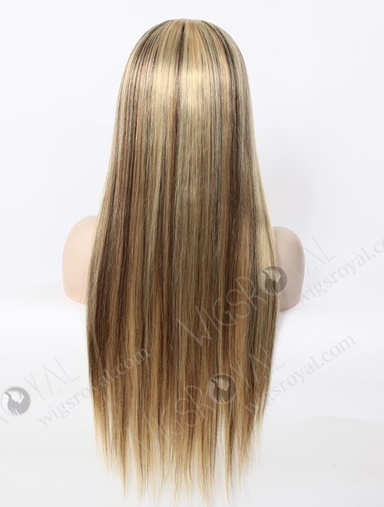 Blonde Hair with Brown Highlight Human Hair Wigs WR-LW-035-1560