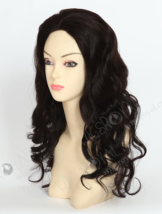 In Stock Brazilian Virgin Hair 18" Loose Big Curl 2# Color Full Lace Glueless Wig GL-04014-1818