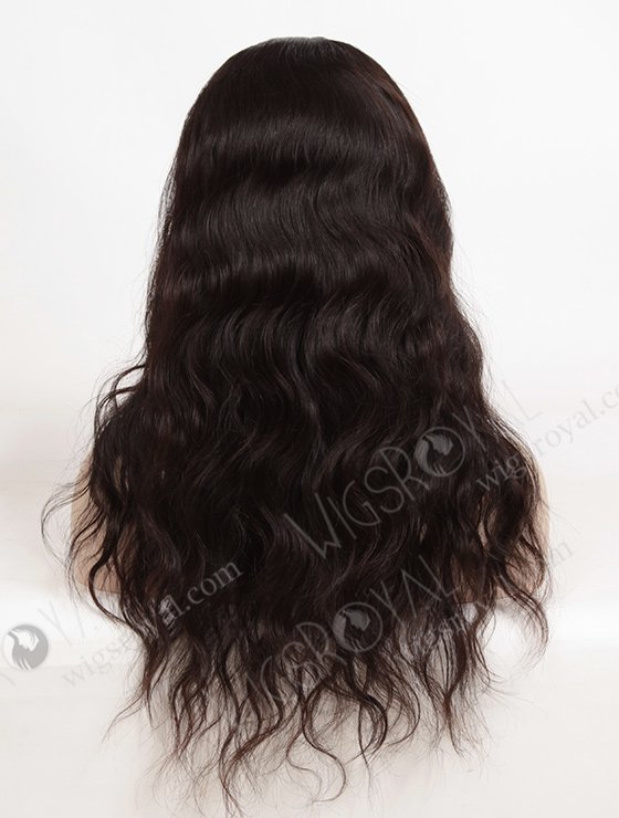 In Stock Brazilian Virgin Hair 18" Natural Wave Natural Color Silk Top Glueless Wig GL-04029-1779