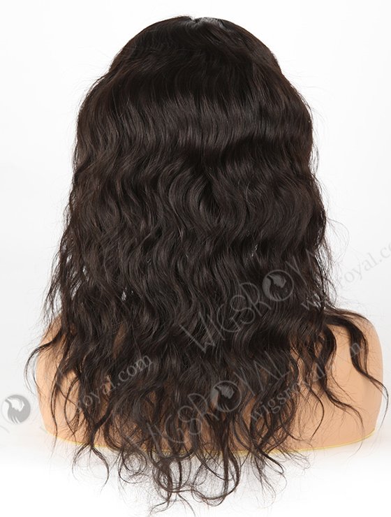 In Stock Brazilian Virgin Hair 14" Natural Wave Natural Color Silk Top Glueless Wig GL-04070-1689