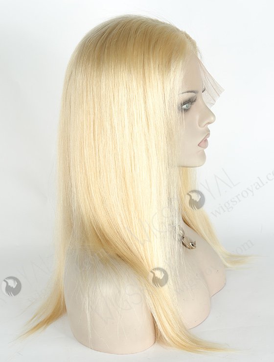 In Stock Brazilian Virgin Hair 16" Straight 613# Color Lace Front Wig MLF-04004-1735
