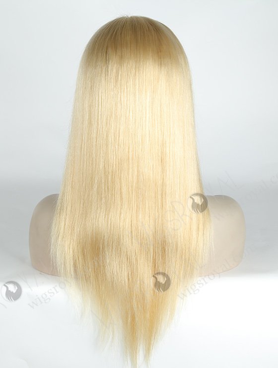 In Stock Brazilian Virgin Hair 16" Straight 613# Color Lace Front Wig MLF-04004-1737