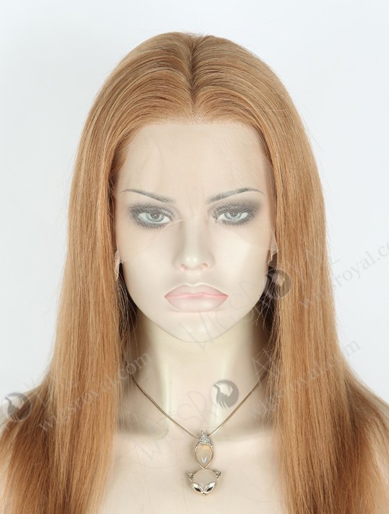In Stock Brazilian Virgin Hair 16" Straight 8a# Color Lace Front Wig MLF-04003-1717