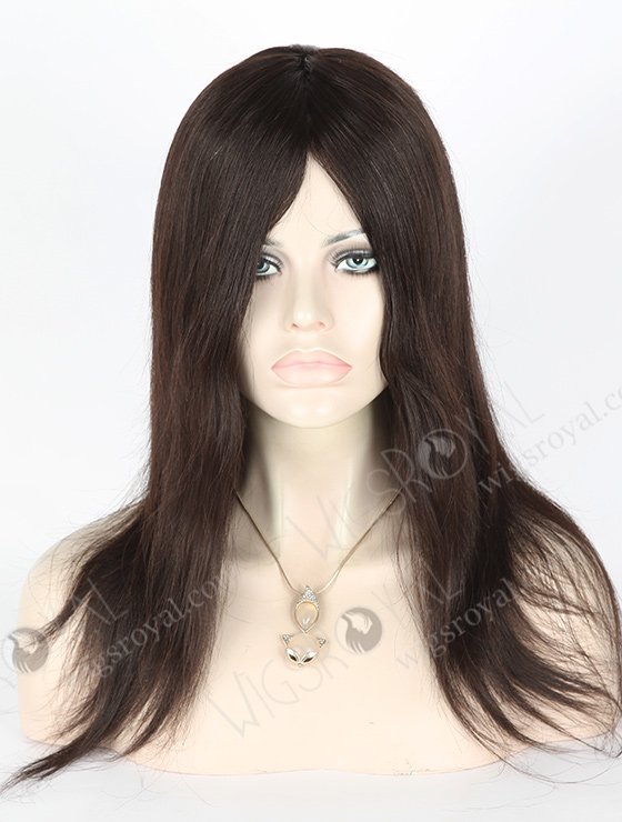 In Stock Brazilian Virgin Hair 14" Straight Natural Color Silk Top Glueless Wig GL-04052-1675