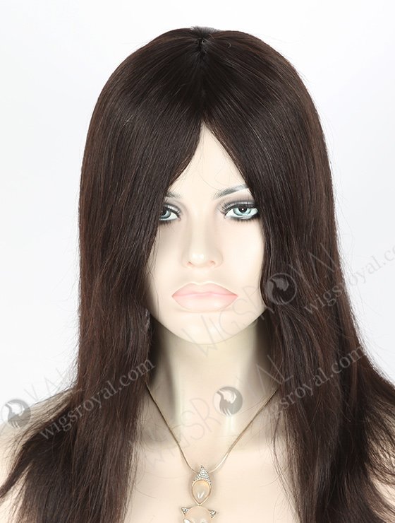 In Stock Brazilian Virgin Hair 14" Straight Natural Color Silk Top Glueless Wig GL-04052-1676