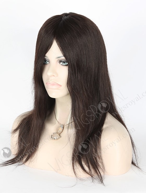 In Stock Brazilian Virgin Hair 14" Straight Natural Color Silk Top Glueless Wig GL-04052-1678