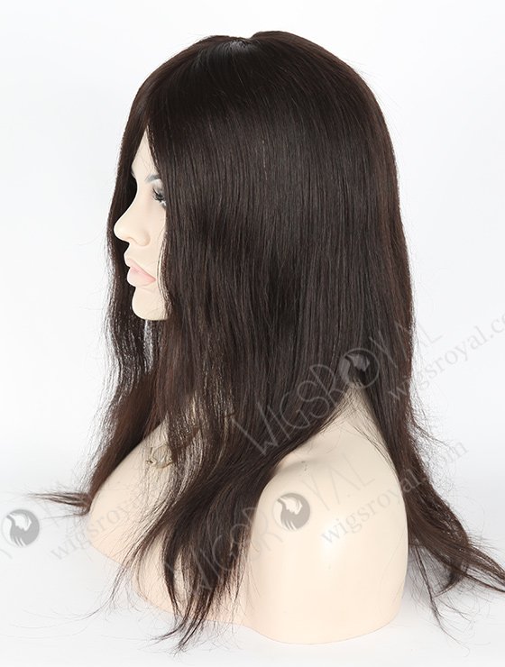 In Stock Brazilian Virgin Hair 14" Straight Natural Color Silk Top Glueless Wig GL-04052-1677