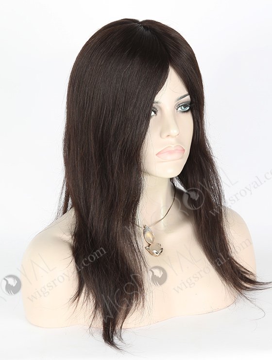 In Stock Brazilian Virgin Hair 14" Straight Natural Color Silk Top Glueless Wig GL-04052-1680
