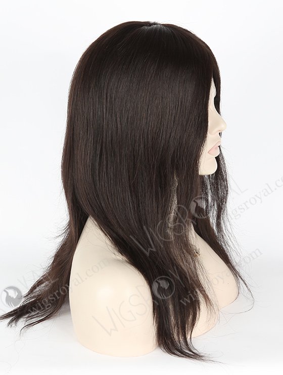 In Stock Brazilian Virgin Hair 14" Straight Natural Color Silk Top Glueless Wig GL-04052-1682