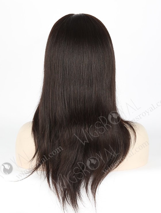 In Stock Brazilian Virgin Hair 14" Straight Natural Color Silk Top Glueless Wig GL-04052-1681