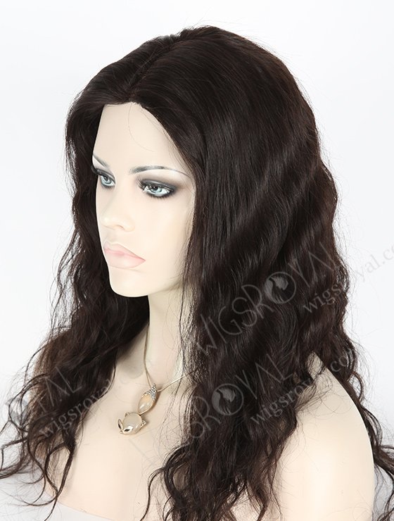 In Stock Brazilian Virgin Hair 18" Natural Wave Natural Color Full Lace Glueless Wig GL-04010-1761