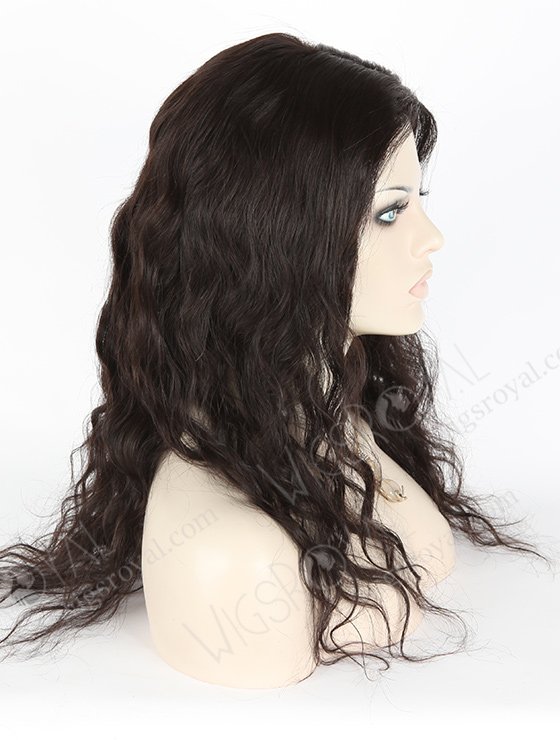 In Stock Brazilian Virgin Hair 18" Natural Wave Natural Color Full Lace Glueless Wig GL-04010-1763