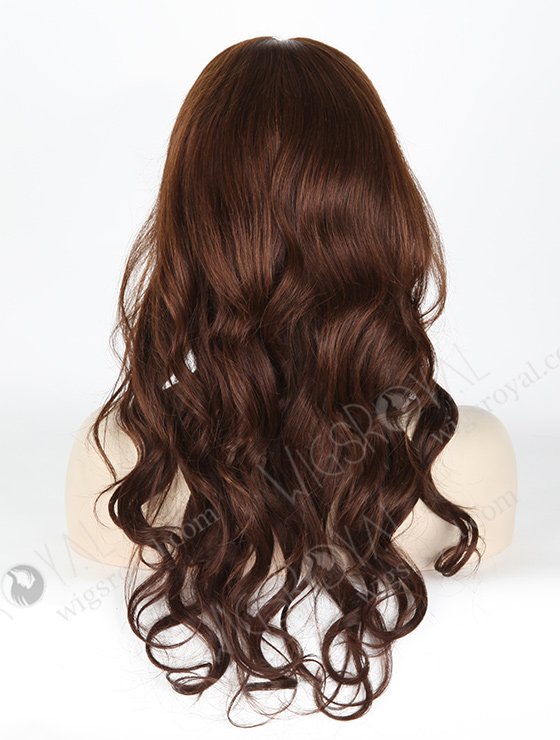 In Stock Brazilian Virgin Hair 18" Loose Big Curl 3# Color Silk Top Glueless Wig GL-04016-1859