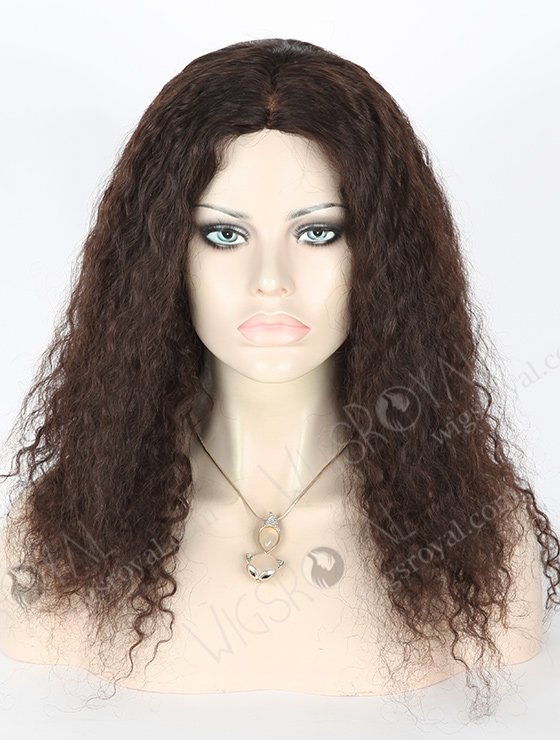 In Stock Brazilian Virgin Hair 18" Spanish Wave Natural Color Full Lace Glueless Wig GL-04012-1793