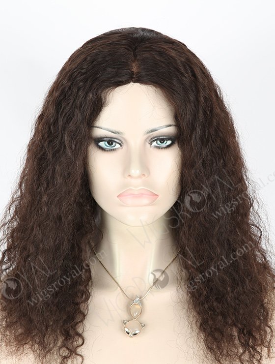 In Stock Brazilian Virgin Hair 18" Spanish Wave Natural Color Full Lace Glueless Wig GL-04012-1794