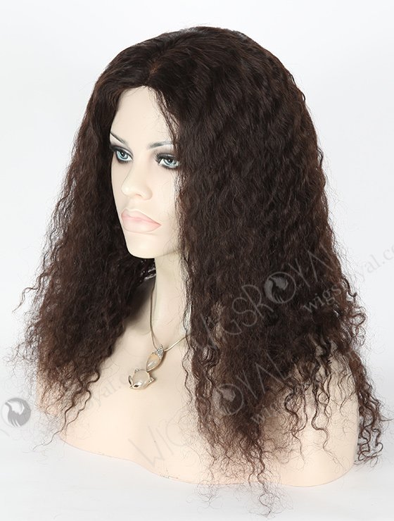 In Stock Brazilian Virgin Hair 18" Spanish Wave Natural Color Full Lace Glueless Wig GL-04012-1798