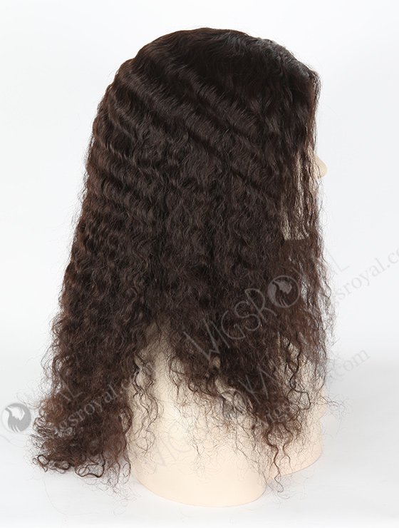 In Stock Brazilian Virgin Hair 18" Spanish Wave Natural Color Full Lace Glueless Wig GL-04012-1796