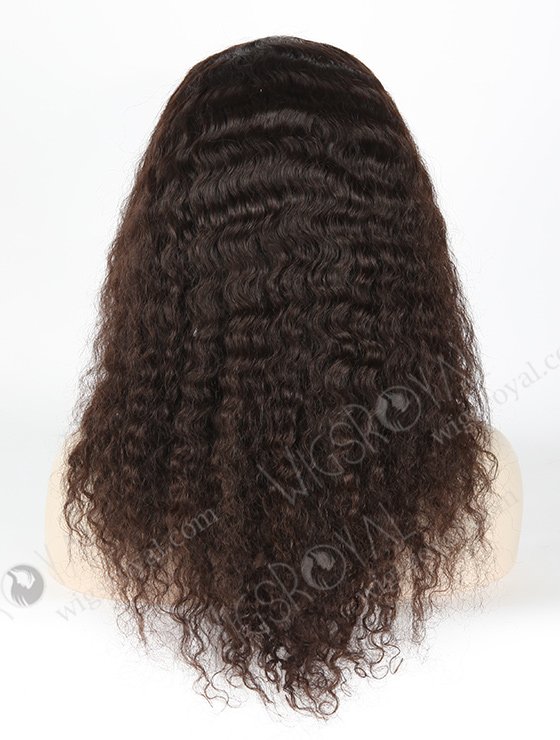 In Stock Brazilian Virgin Hair 18" Spanish Wave Natural Color Full Lace Glueless Wig GL-04012-1795