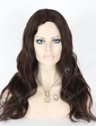 In Stock Brazilian Virgin Hair 18" Loose Big Curl Natural Color Full Lace Glueless Wig GL-04013
