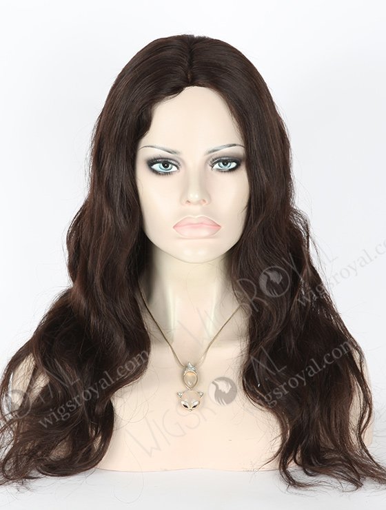 In Stock Brazilian Virgin Hair 18" Loose Big Curl Natural Color Full Lace Glueless Wig GL-04013