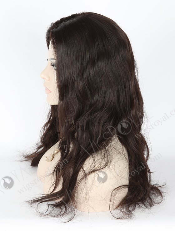 In Stock Brazilian Virgin Hair 18" Loose Big Curl Natural Color Full Lace Glueless Wig GL-04013-1809