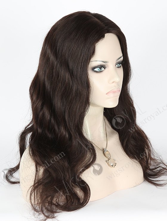 In Stock Brazilian Virgin Hair 18" Loose Big Curl Natural Color Full Lace Glueless Wig GL-04013-1811