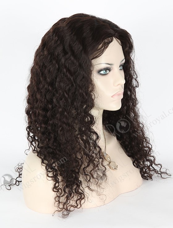 In Stock Brazilian Virgin Hair 20" Molado Curly Natural Color Full Lace Glueless Wig GL-04028-1959