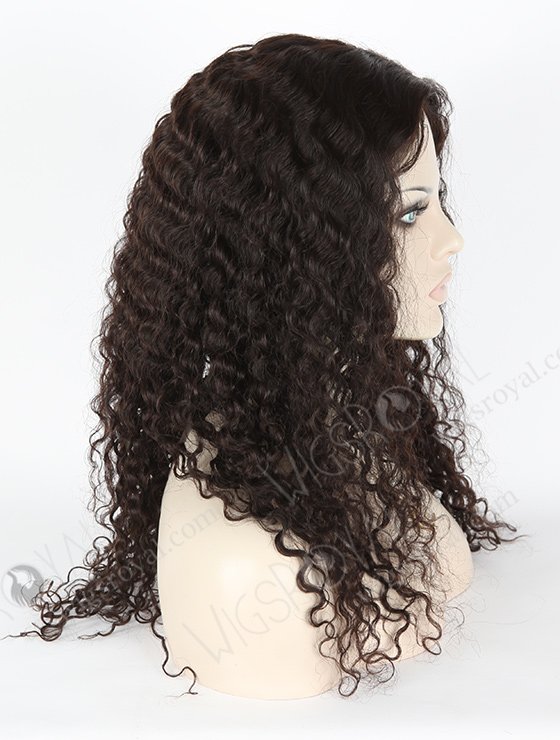 In Stock Brazilian Virgin Hair 20" Molado Curly Natural Color Full Lace Glueless Wig GL-04028-1960