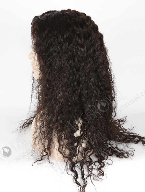 In Stock Brazilian Virgin Hair 22" Molado Curly Natural Color Full Lace Glueless Wig GL-04032-1966