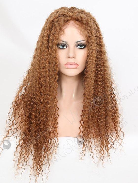 24 Inch Brazilian Brown Tight Curl Hair Wigs WR-LW-061-2017