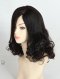 In Stock Brazilian Virgin Hair 16" Straight with Curl Tip Natural Color Silk Top Glueless Wig GL-04041