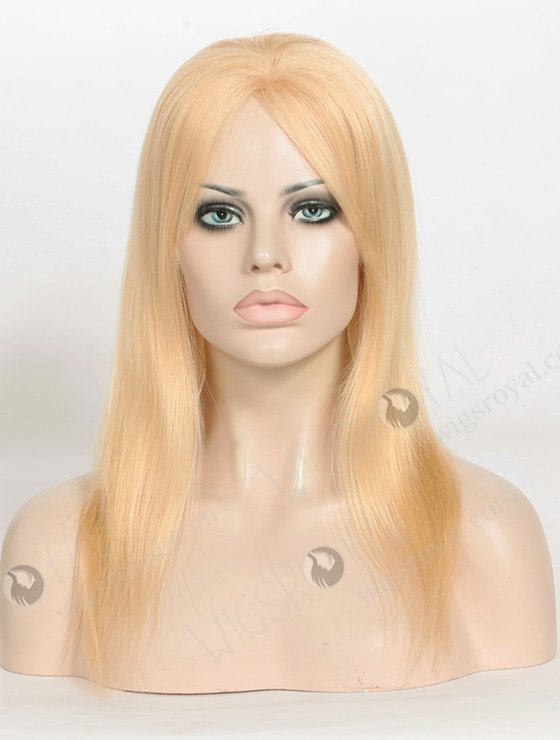 Good Quality Blonde Human Hair Wigs Online 14 Inch GL-08035-2353