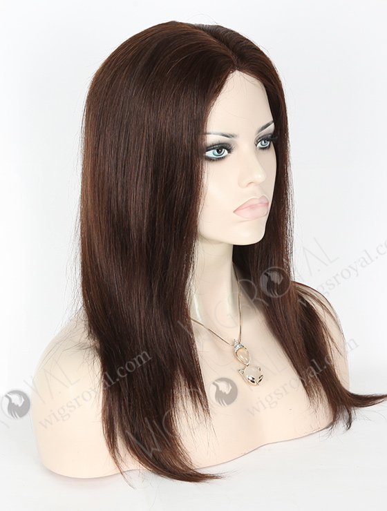 In Stock European Virgin Hair 14" Straight 2a# Color Silk Top Glueless Wig GL-08042-2431