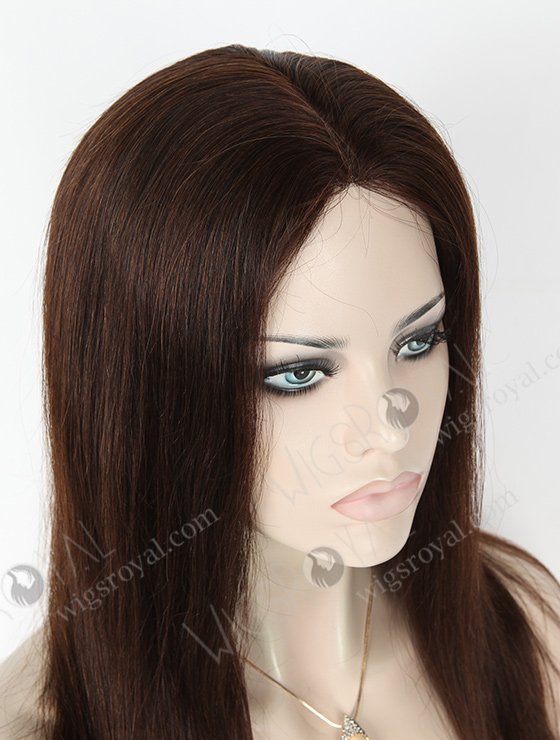 In Stock European Virgin Hair 14" Straight 2a# Color Silk Top Glueless Wig GL-08042-2429