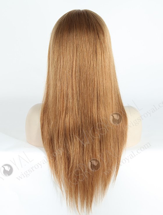In Stock Brazilian Virgin Hair 18" Straight 8# Color Lace Front Wig MLF-04016-2149