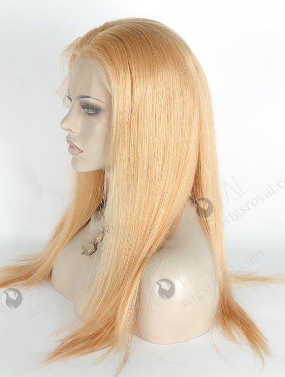 In Stock Brazilian Virgin Hair 18" Straight 16#/27# Evenly Blended Color Lace Front Wig MLF-04006-2062