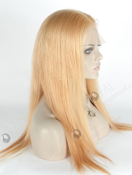 In Stock Brazilian Virgin Hair 18" Straight 16#/27# Evenly Blended Color Lace Front Wig MLF-04006-2067