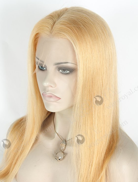 In Stock Brazilian Virgin Hair 16" Straight 27a# Color Lace Front Wig MLF-04010-2099