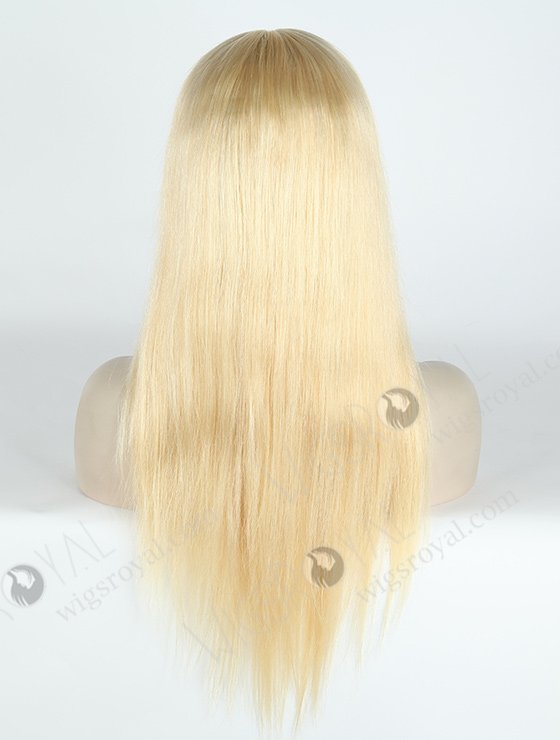 In Stock Brazilian Virgin Hair 18" Straight 22#/613# Highlights Color Lace Front Wig MLF-04020-2187