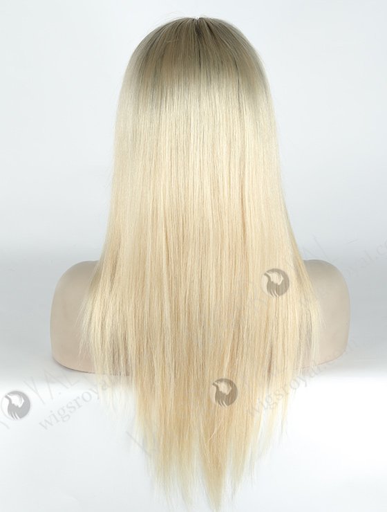 In Stock Brazilian Virgin Hair 16" Straight T9/60# Color Lace Front Wig MLF-04017-2158
