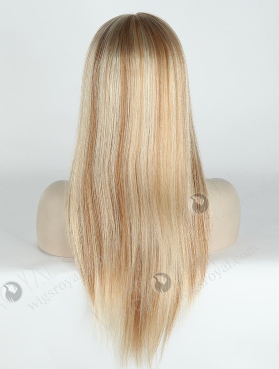 In Stock Brazilian Virgin Hair 18" Straight 60#/8a# Highlights Color Lace Front Wig MLF-04014-2128