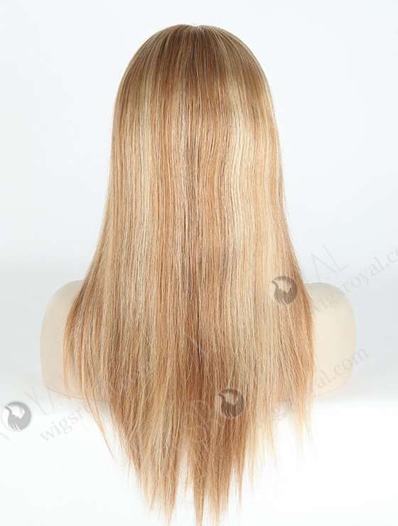 In Stock Brazilian Virgin Hair 16" Straight 8a#/22# Highlights Color Lace Front Wig MLF-04008-2083