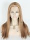 In Stock Brazilian Virgin Hair 18" Straight 9#/10# Evenly Blended With 22# Highlights Color Lace Front Wig MLF-04013
