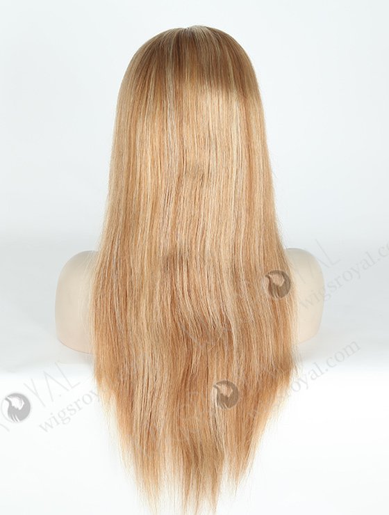 In Stock Brazilian Virgin Hair 18" Straight 8a#/22# Highlights Color Lace Front Wig MLF-04009-2093
