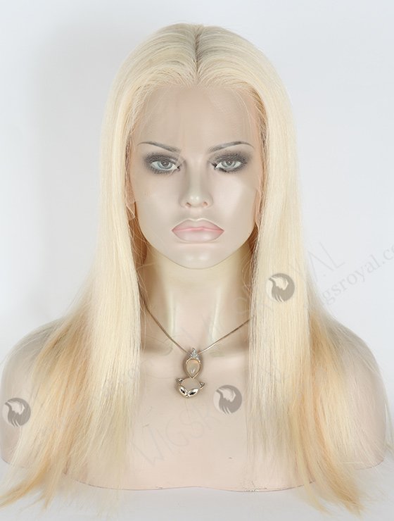 In Stock Brazilian Virgin Hair 16" Straight 60# Color Lace Front Wig MLF-04012-2107