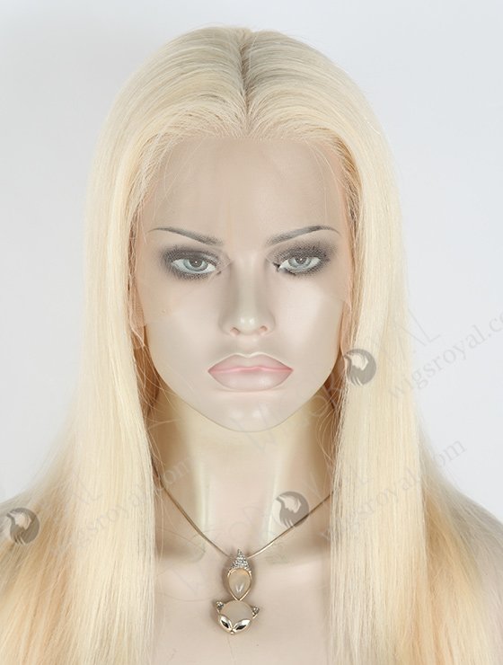 In Stock Brazilian Virgin Hair 16" Straight 60# Color Lace Front Wig MLF-04012-2108